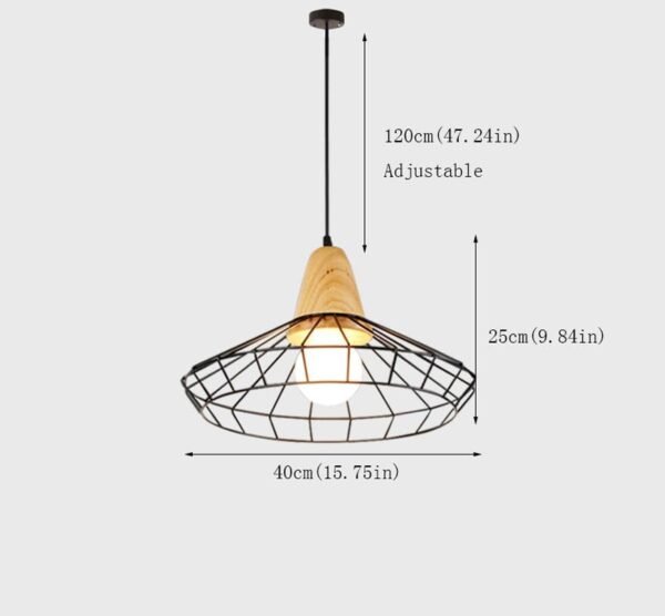 COLGANTE 1L JAULA D/MADERA - Imagen 6