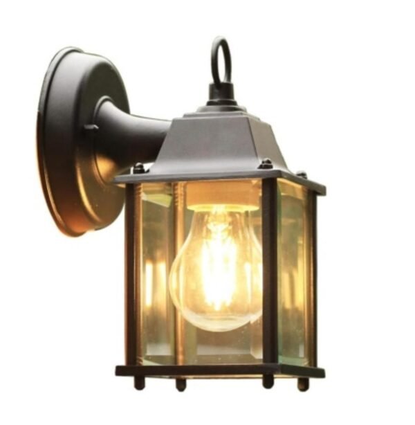 APLIQUE FAROL MINI NEGRO V/LISO