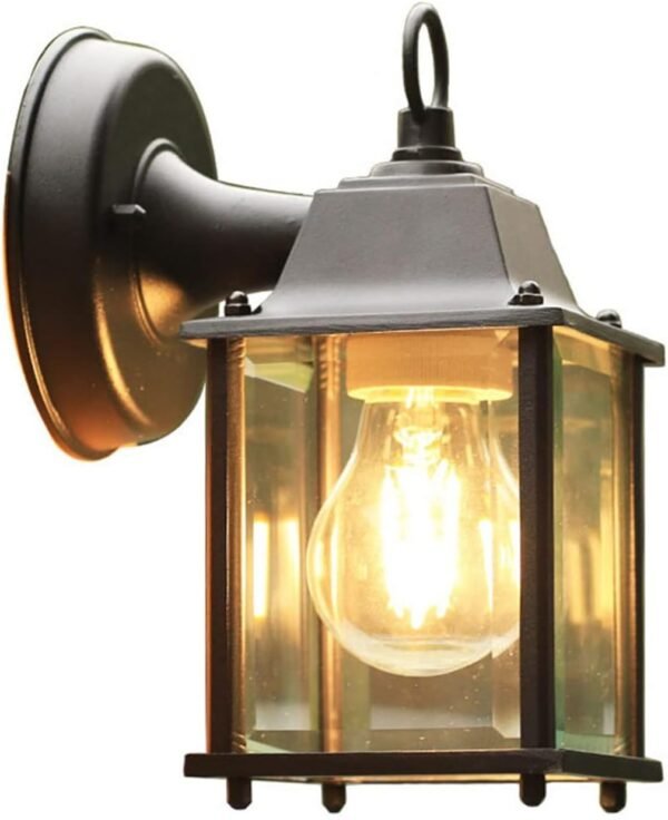 APLIQUE FAROL MINI NEGRO V/LISO - Imagen 2